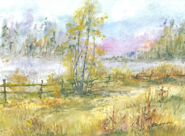 Картины художников акварелью Вячеслав Чернаков