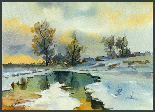 Пейзажи художника романа Романова