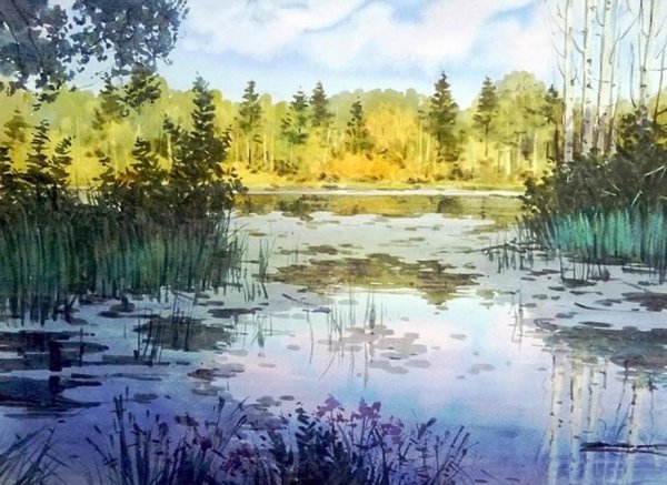 Вячеслав Чернаков акварель