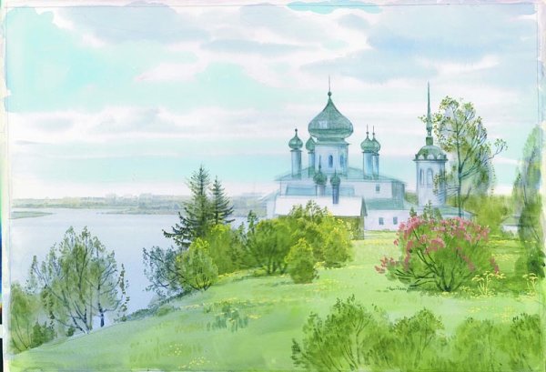 Вячеслав Чернаков акварель