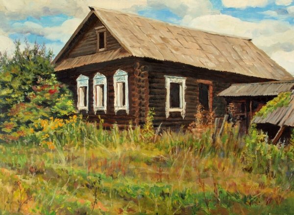 Летний деревенский пейзаж Наталья Шайкина