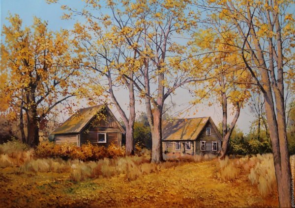 Александр Григорьев деревенский пейзаж