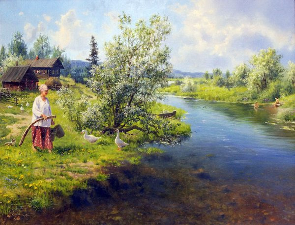 Художник Жданов Владимир Юрьевич деревня