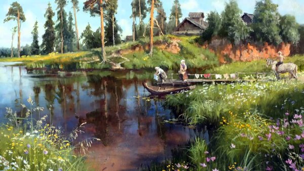 Художник Владимир Жданов август