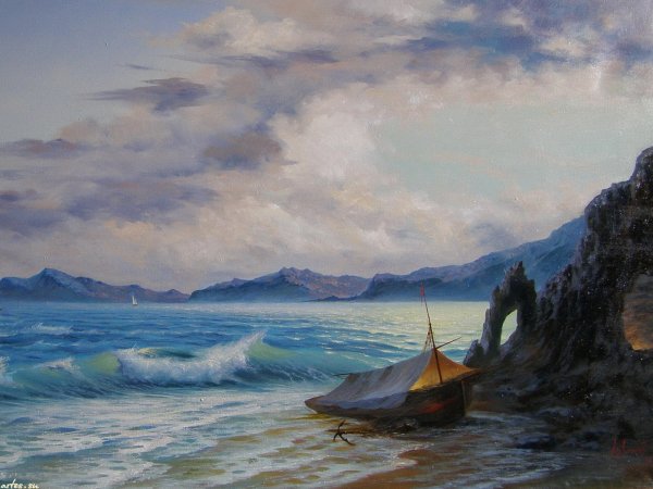 Александр Милюков картины море