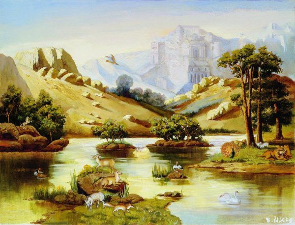 Никас Сафронов природа