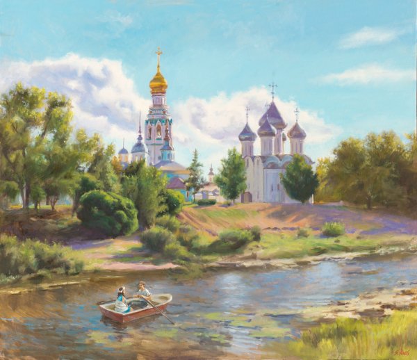 Живопись маслом Никас Сафронов