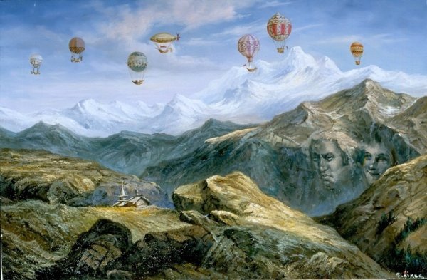 Картины Никаса Сафронова пейзажи