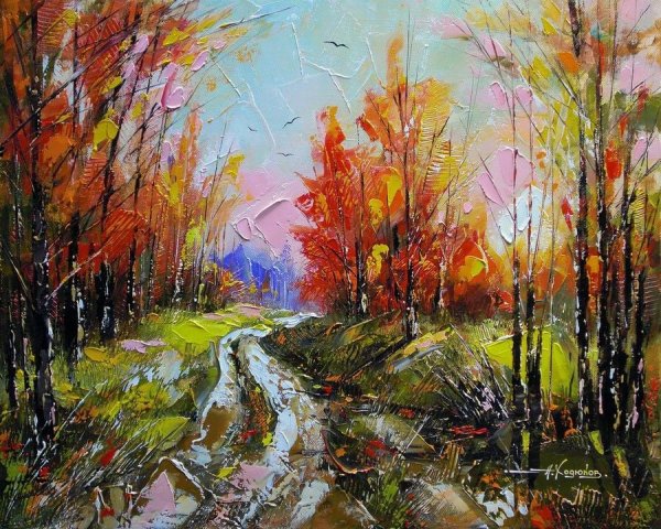 Ходюков художник зима