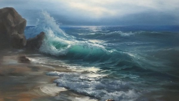 Дмитрий Спарос море картины