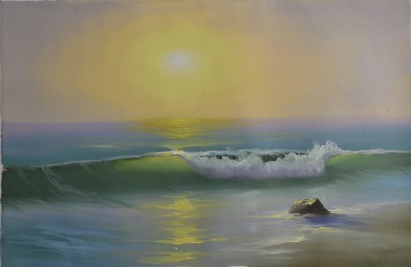 Художник Южаков картина море штиль