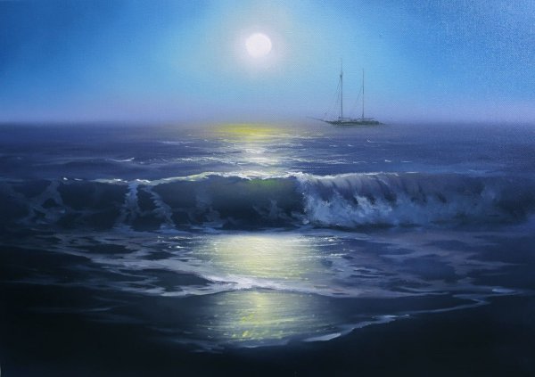 Море маслом Дмитрий роза