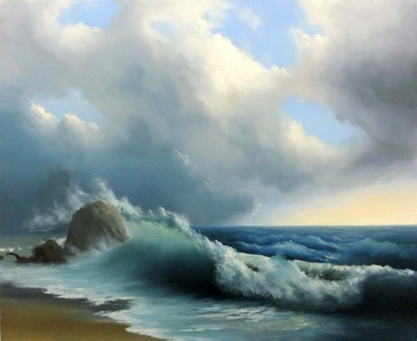 Художник Байрон Пикеринг море