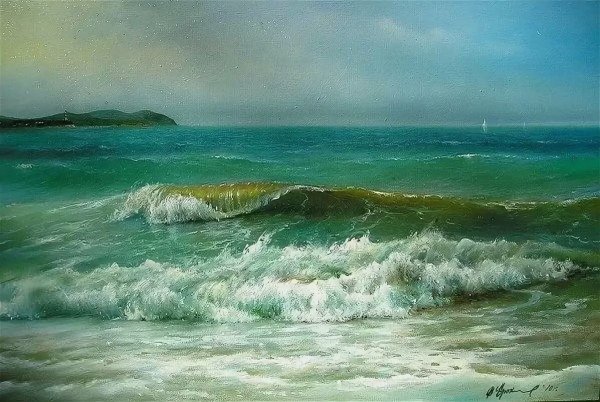 Крохмаль Дмитрий картины море
