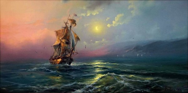 Балахонов Дмитрий художник море