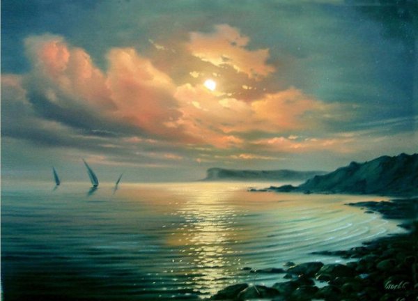 Морские картины Сергея Стоева