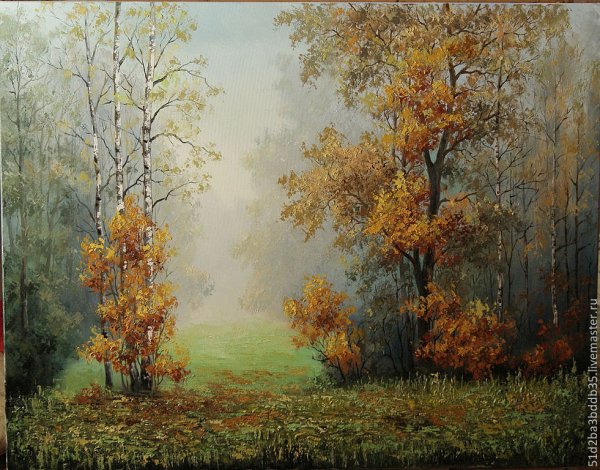 Художница Виктория Лёвина осень