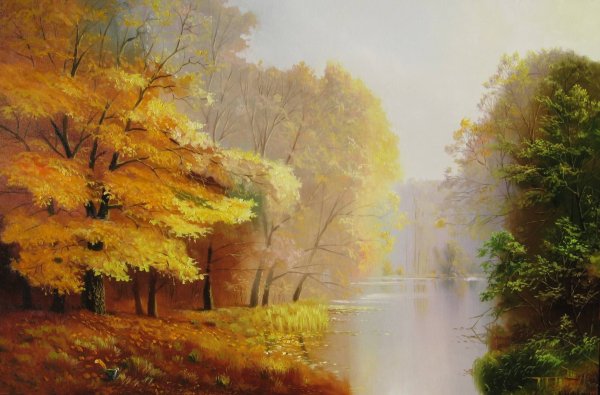 Поздняя осень картины художников
