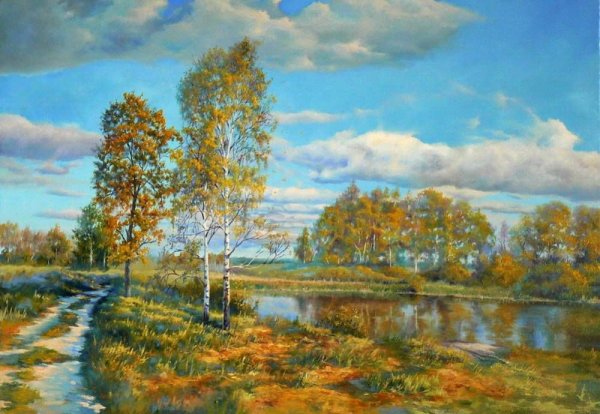 Жданов Владимир Юрьевич пейзаж осень