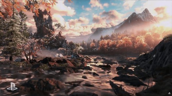 Horizon Zero Dawn пейзажи 4k