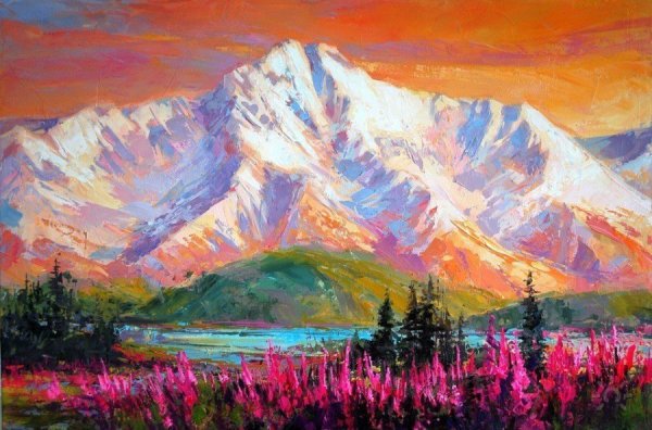 Горный пейзаж Татьяны Зубовой