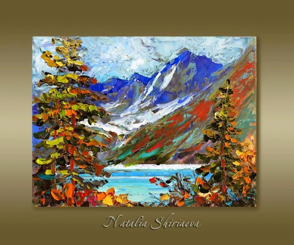 Наталья Ширяева картины мастихином