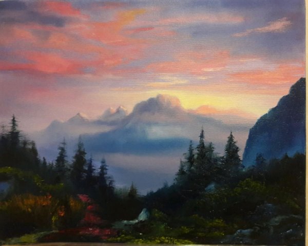 Художник Йозеф Тома младший (Josef Thoma II), 1828-1899. Австрия