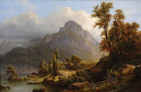 Йозеф Тома (1822 — 1899) горные пейзажи