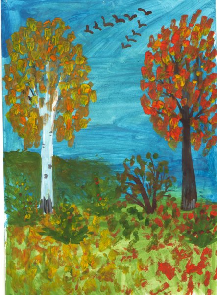 Осенний пейзаж родного края