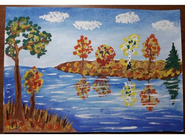 Рисунок на тему осень