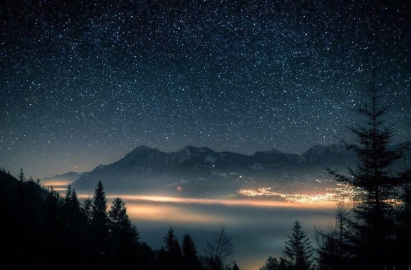 Пейзаж ночь