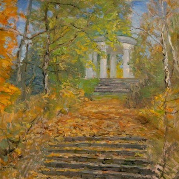 Задумчивые дни осени иллюстрации в.Бялыницкий-Бируля