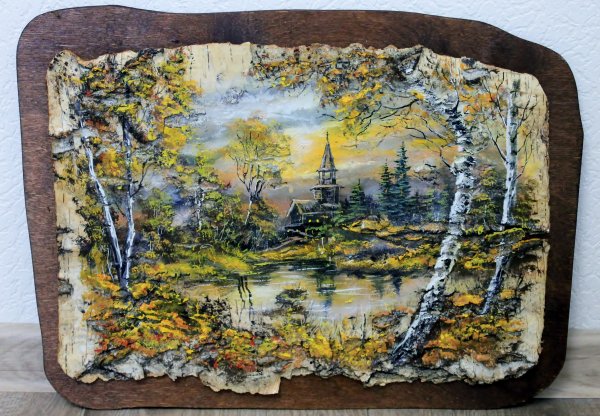 Рисование на бересте