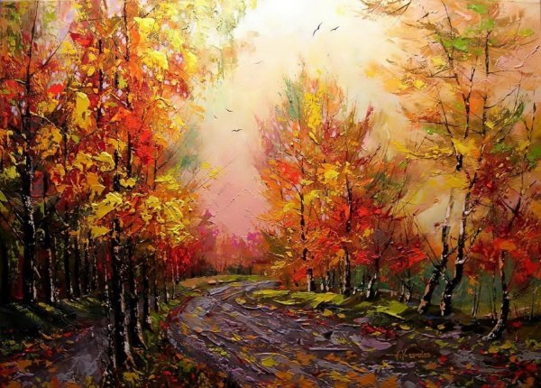 Александр Ходюков осенние пейзажи