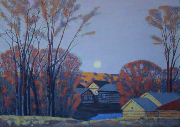 Евгений Егоров масляная пастель