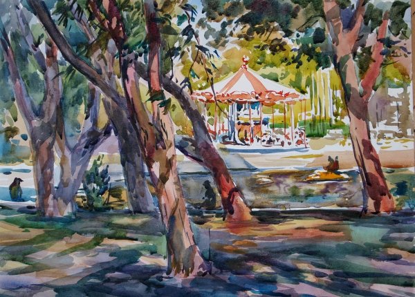 Станковая композиция пейзаж