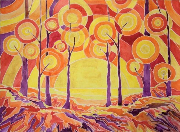 Левитан пейзаж со стаффажем