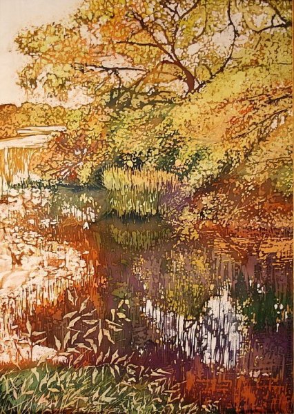 Горячий батик панно