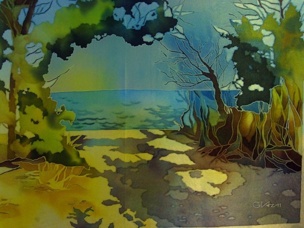 Батик пейзаж