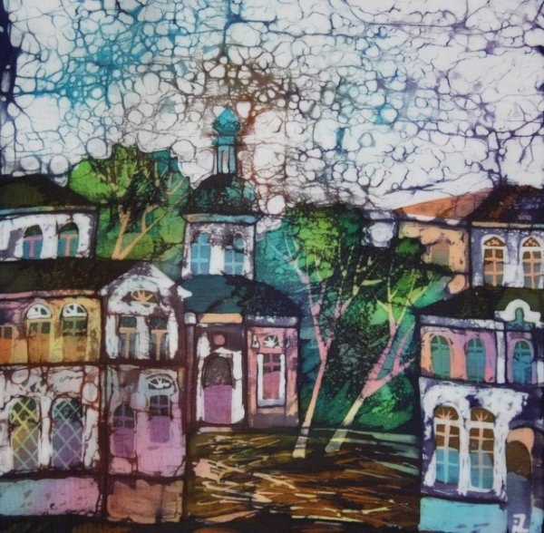 Горячий батик кракле