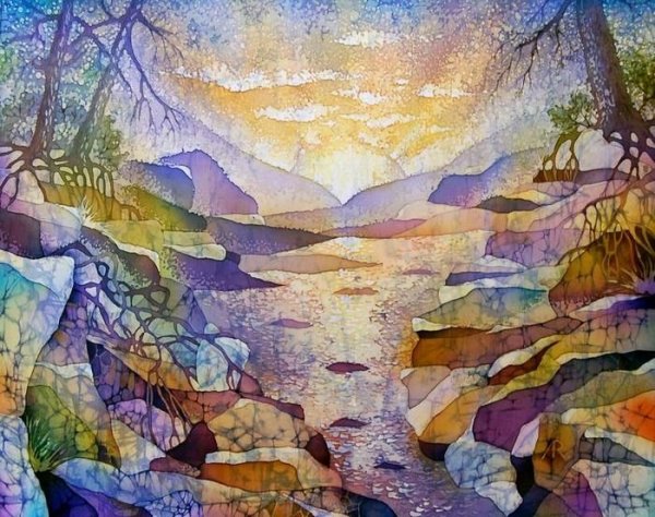 Алла Рассолова батик