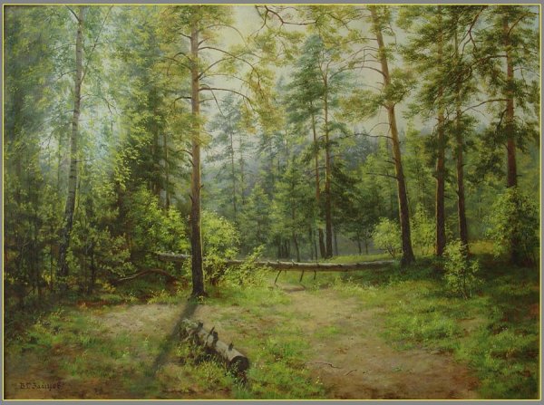 Художник Зайцев Виталий Геннадьевич лес