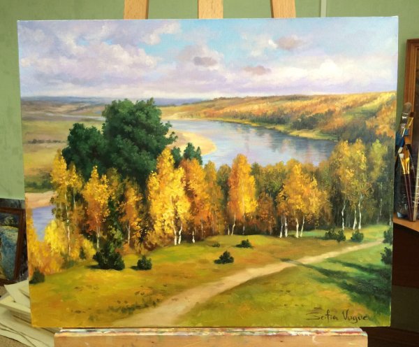 Левитан Золотая осень