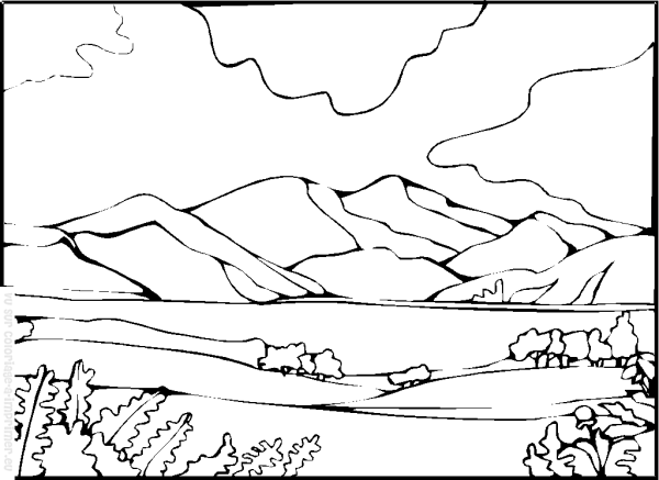 Контурные пейзажи