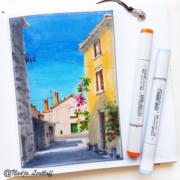 Скетчбук природа