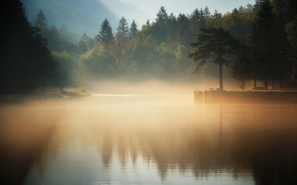 Туманное озеро