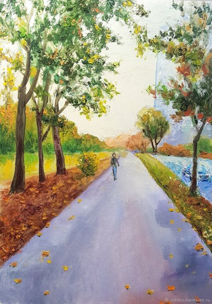 Парковый пейзаж воздушная перспектива