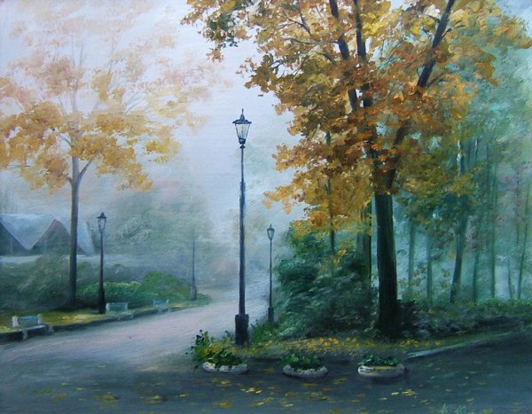 Юрий Карпиков художник осень