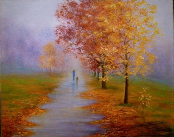 Осень живопись