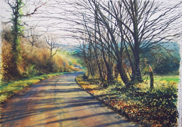 Акварели Андрияки пейзажи